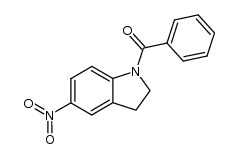 1-benzoyl-5-nitro-indoline结构式