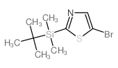 5-Bromo-2-(tert-butyldimethylsilyl)thiazole Structure