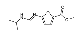 2-Furancarboxylicacid,5-[[[(1-methylethyl)amino]methylene]amino]-,methyl结构式