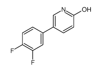 5-(3,4-difluorophenyl)-1H-pyridin-2-one结构式