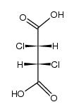 d,l-dichlorosuccinic acid Structure