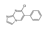7-chloro-6-phenylimidazo[1,2-a]pyrimidine结构式