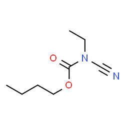 Carbamic acid,cyanoethyl-,butyl ester (9CI)结构式