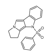 1,2,3,4-tetrahydro-4-phenylsulphonylpyrrolo[1',2':1,2]-pyrrolo[3,4-b]indole结构式