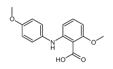2-methoxy-6-(4-methoxyanilino)benzoic acid结构式