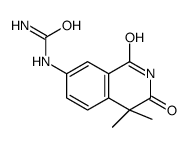 (4,4-dimethyl-1,3-dioxoisoquinolin-7-yl)urea结构式
