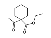 ethyl 1-acetylcyclohexane-1-carboxylate结构式