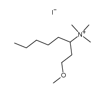 1-methoxy-N,N,N-trimethyloctan-3-aminium iodide结构式