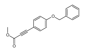 methyl 3-(4-phenylmethoxyphenyl)prop-2-ynoate Structure