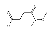 4-(methoxy(methyl)amino)-4-oxobutanoic acid Structure