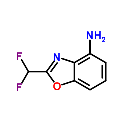 2-(Difluoromethyl)-1,3-benzoxazol-4-amine结构式