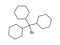 bromo-tricyclohexyl-methane Structure