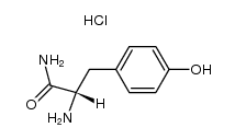 l-tyrosinamide hydrochloride结构式