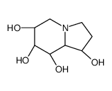 (1R,6S,7S,8S,8aS)-1,2,3,5,6,7,8,8a-octahydroindolizine-1,6,7,8-tetrol Structure