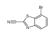 7-Bromo-1,3-benzothiazole-2-carbonitrile结构式
