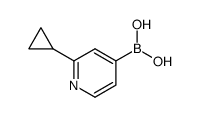 (2-cyclopropylpyridin-4-yl)boronic acid图片