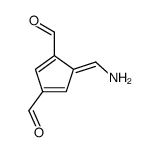 1,3-Fulvenedicarboxaldehyde, 6-amino- (6CI)结构式
