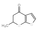 5,6-二氢-6-甲基-4H-噻吩并[2,3-b]噻喃-4-酮结构式