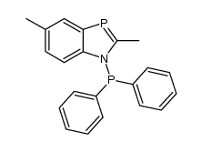 1-(diphenylphosphino)-2,5-dimethyl-1H-benzo[d][1,3]azaphosphole Structure