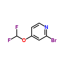 2-Bromo-4-(difluoromethoxy)pyridine Structure