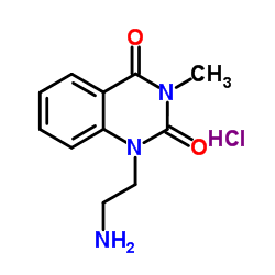 1-(2-Aminoethyl)-3-methyl-2,4(1H,3H)-quinazolinedione hydrochloride (1:1) Structure