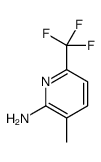 3-甲基-6-(三氟甲基)吡啶-2-胺结构式