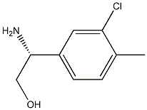 (2R)-2-AMINO-2-(3-CHLORO-4-METHYLPHENYL)ETHAN-1-OL Structure