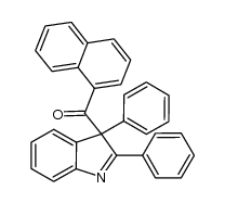 (naphthalen-1-yl)(2,3-diphenyl-3H-indol-3-yl)methanone Structure