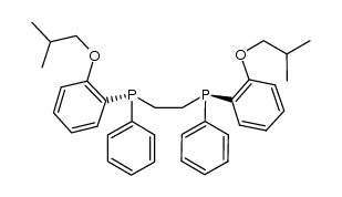 (Rp,Rp)-1,2-bis[(2-isobutoxyphenyl)(phenyl)phosphino]ethane结构式