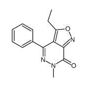 3-ethyl-6-methyl-4-phenyl-[1,2]oxazolo[3,4-d]pyridazin-7-one Structure