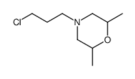 4-(3-chloropropyl)-2,6-dimethylmorpholine Structure