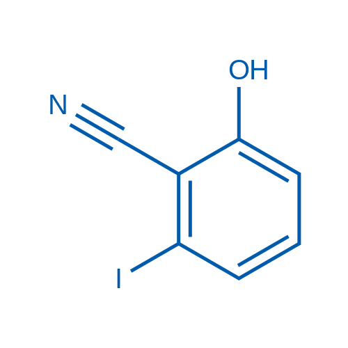 2-Hydroxy-6-iodobenzonitrile structure