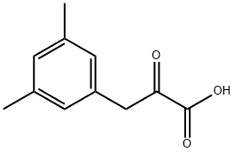 3-(3,5-dimethylphenyl)-2-oxopropanoic acid Structure