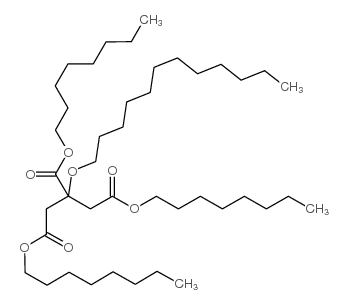 TRIOCTYLDODECYL CITRATE Structure