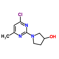 1-(4-Chloro-6-methyl-2-pyrimidinyl)-3-pyrrolidinol Structure