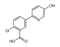 2-chloro-5-(5-hydroxypyridin-2-yl)benzoic acid Structure