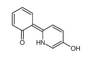 6-(5-hydroxy-1H-pyridin-2-ylidene)cyclohexa-2,4-dien-1-one结构式