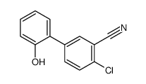2-chloro-5-(2-hydroxyphenyl)benzonitrile Structure