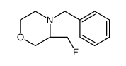 (S)-4-BENZYL-3-(FLUOROMETHYL)MORPHOLINE structure