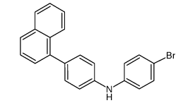4-bromo-4'-(1-naphthyl)diphenylamine结构式