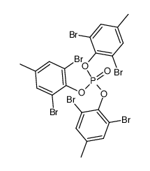 phosphoric acid tris-(2,6-dibromo-4-methyl-phenyl ester)结构式