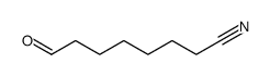 OCTANENITRILE, 8-OXO- Structure