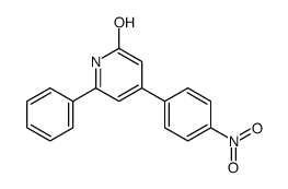 4-(4-nitrophenyl)-6-phenyl-1H-pyridin-2-one Structure