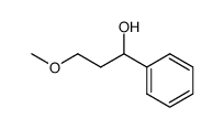 3-methoxy-1-phenylpropan-1-ol Structure