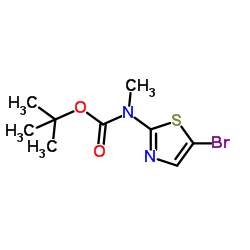 叔-丁基 (5-溴噻唑-2-基)(甲基)氨基甲酯图片