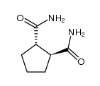 trans-Cyclopentan-1,2-dicarbonsaeureamid结构式