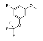 1-bromo-3-methoxy-5-(trifluoromethoxy)benzene结构式