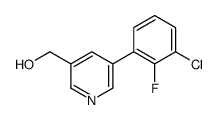 [5-(3-chloro-2-fluorophenyl)pyridin-3-yl]methanol结构式