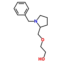 2-[(1-Benzyl-2-pyrrolidinyl)methoxy]ethanol Structure