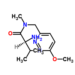N-[(6-Methoxy-3-pyridazinyl)methyl]-N-methyl-L-valinamide结构式